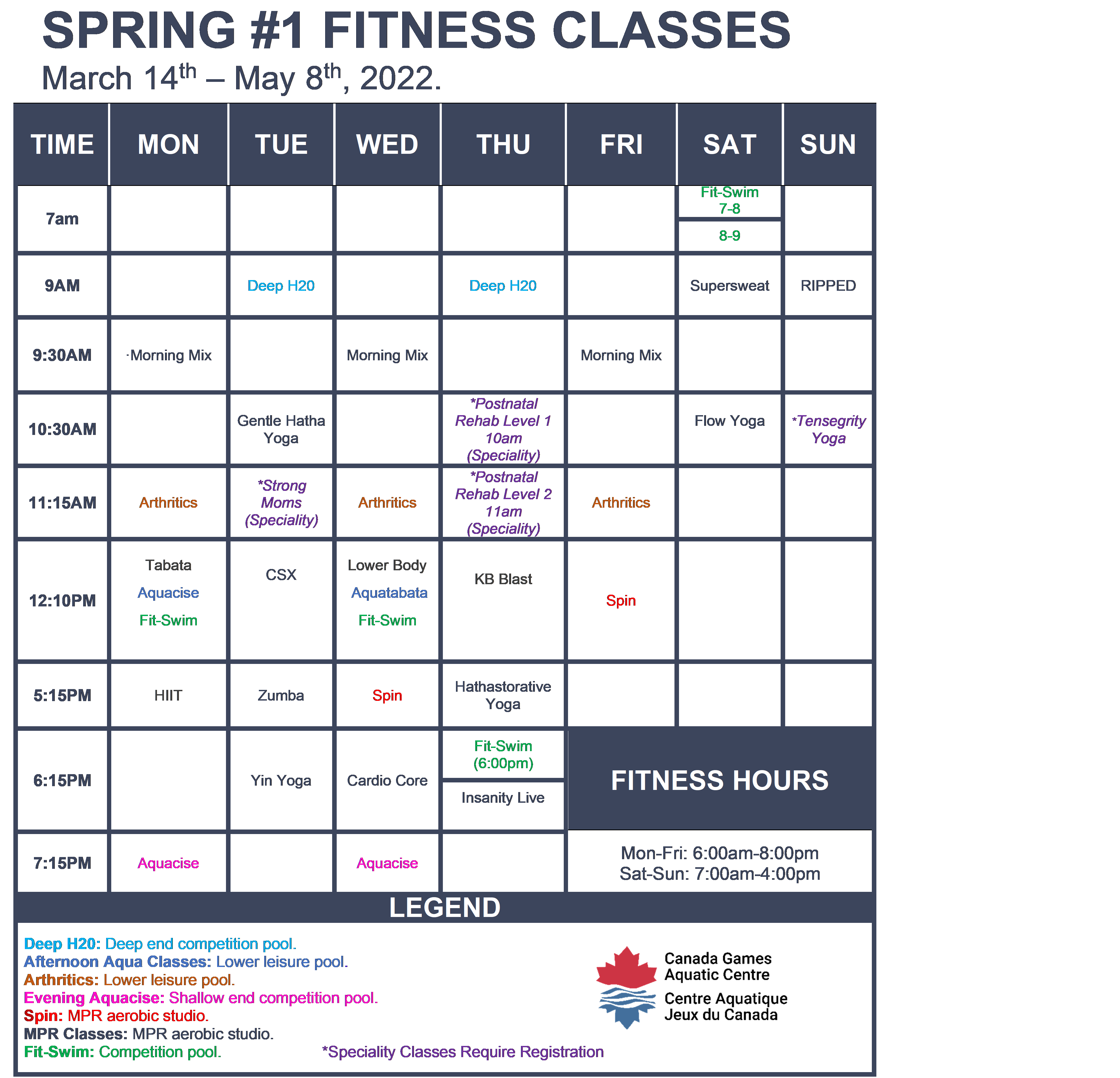 Search Results Canada Games Aquatic Centre